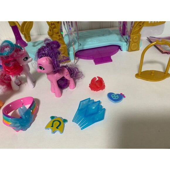 Twilight SParkle Playset Zipline Castle Royal Palace Zephyr Heights 4 ponies Sti - Picture 3 of 5